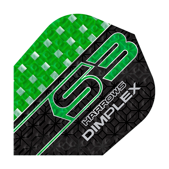 Harrows Dimplex S3 Flights - Green