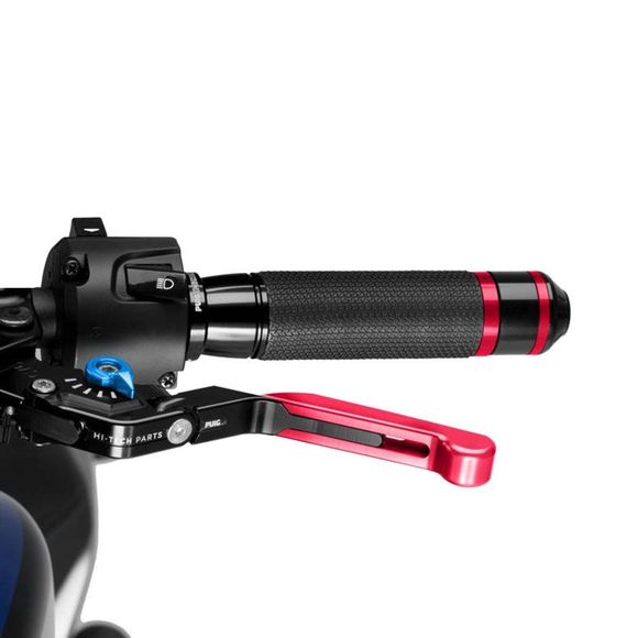 Puig Foldable & Extendable Clutch Lever 3.0 Red Universal - BlueRef: PUI0155