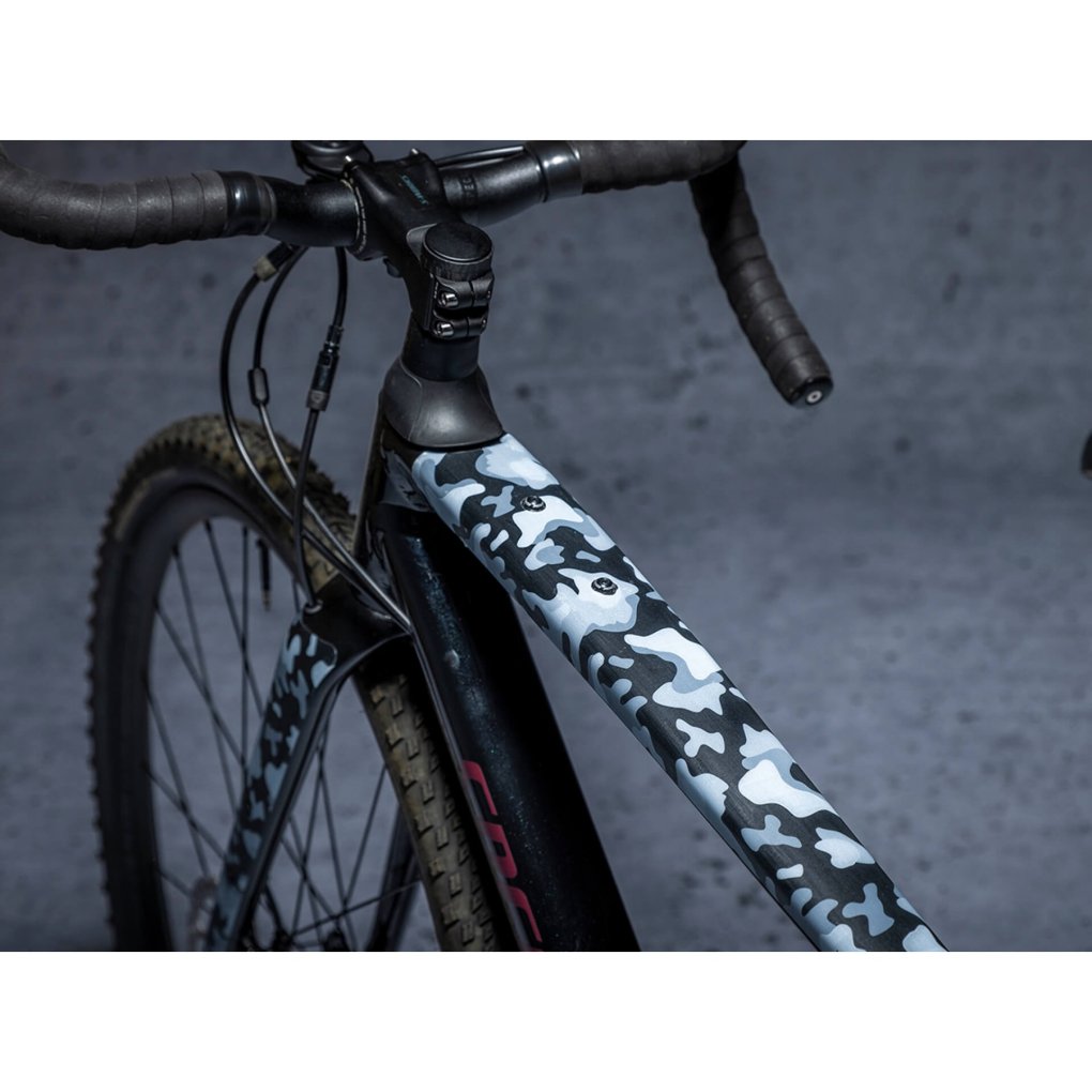 DYEDBRO Frame Protection Kit Camo Gravel - white matte