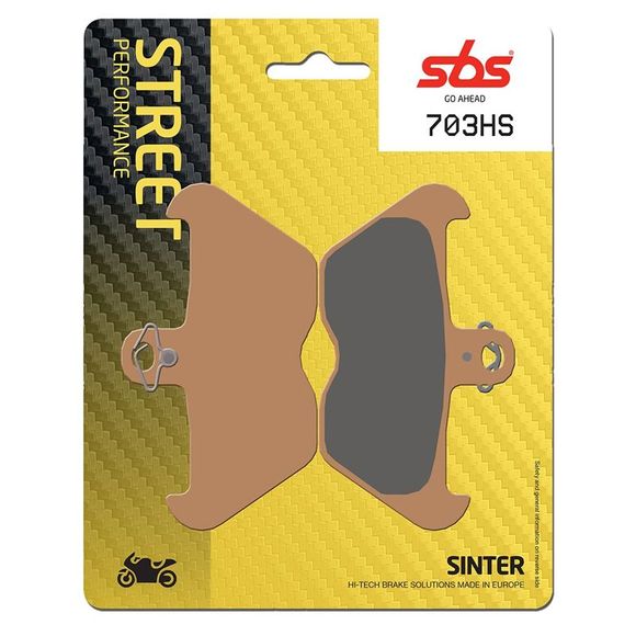 SBS 703HS Sinter Metal Brake Pads - FrontRef: 703HS / 703070