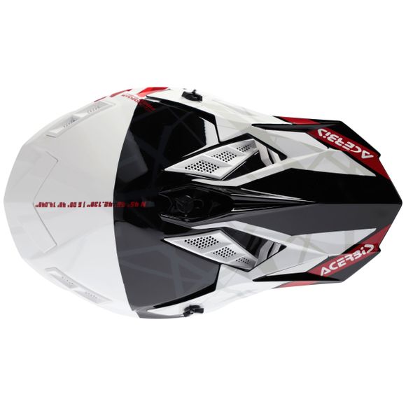 Casque cross Acerbis X-TRACK VTR ECE 2206 2024 - Noir / BlancRef : AE5305