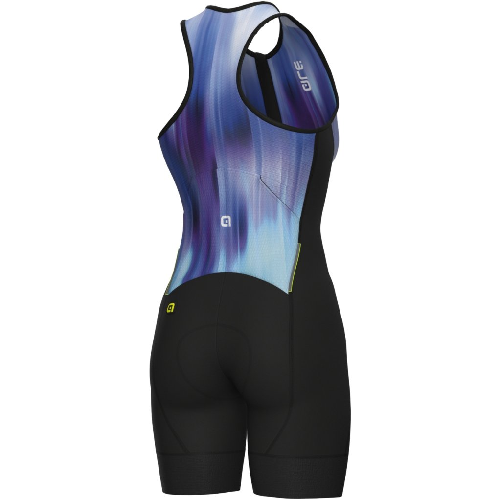 Alé TRIATHLON Crazy Sleeveless Tri Skinsuit Women - blue combo