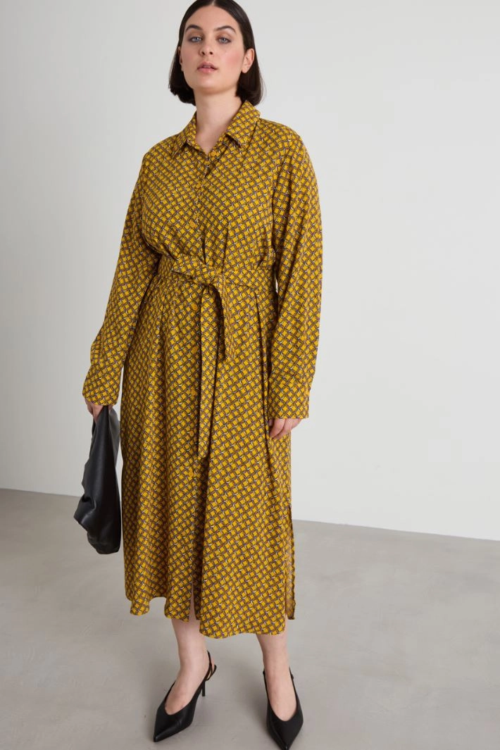 Cady shirt dress - OCHRE VIOLET