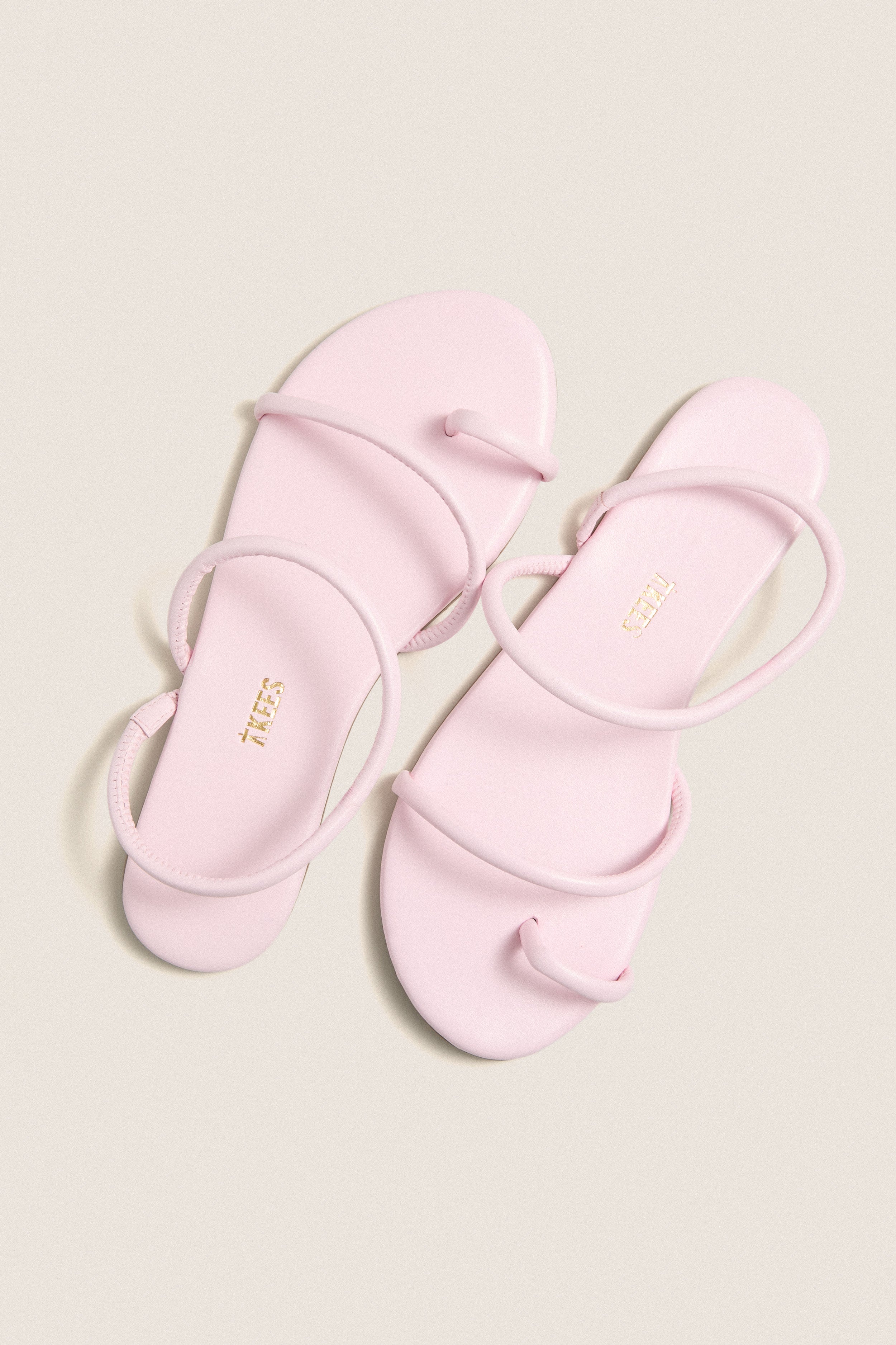 Powder Pink Tubular Mia Napa Sandals