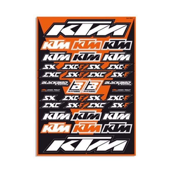 Planche de stickers Blackbird KTMRef : 78102012 / 1054596
