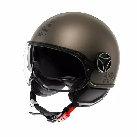 Casque jet Momo Design FGTR EVO - MarronRef : MM0160