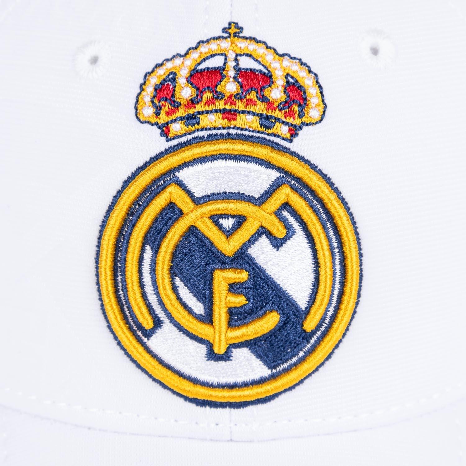 Real Madrid Crest Detail Cap Junior - White