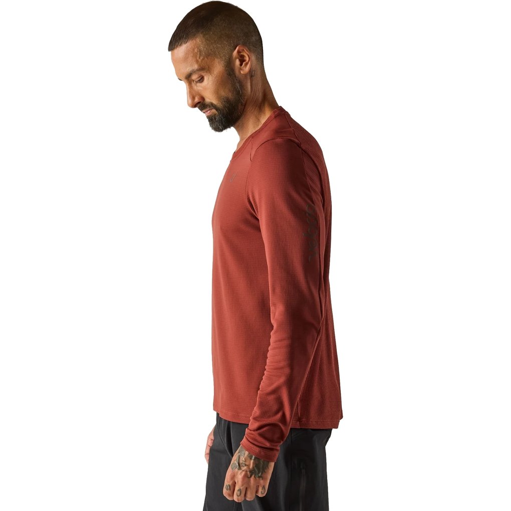 Velocio Merino Trail Long Sleeve Jersey Men - Madder Brown