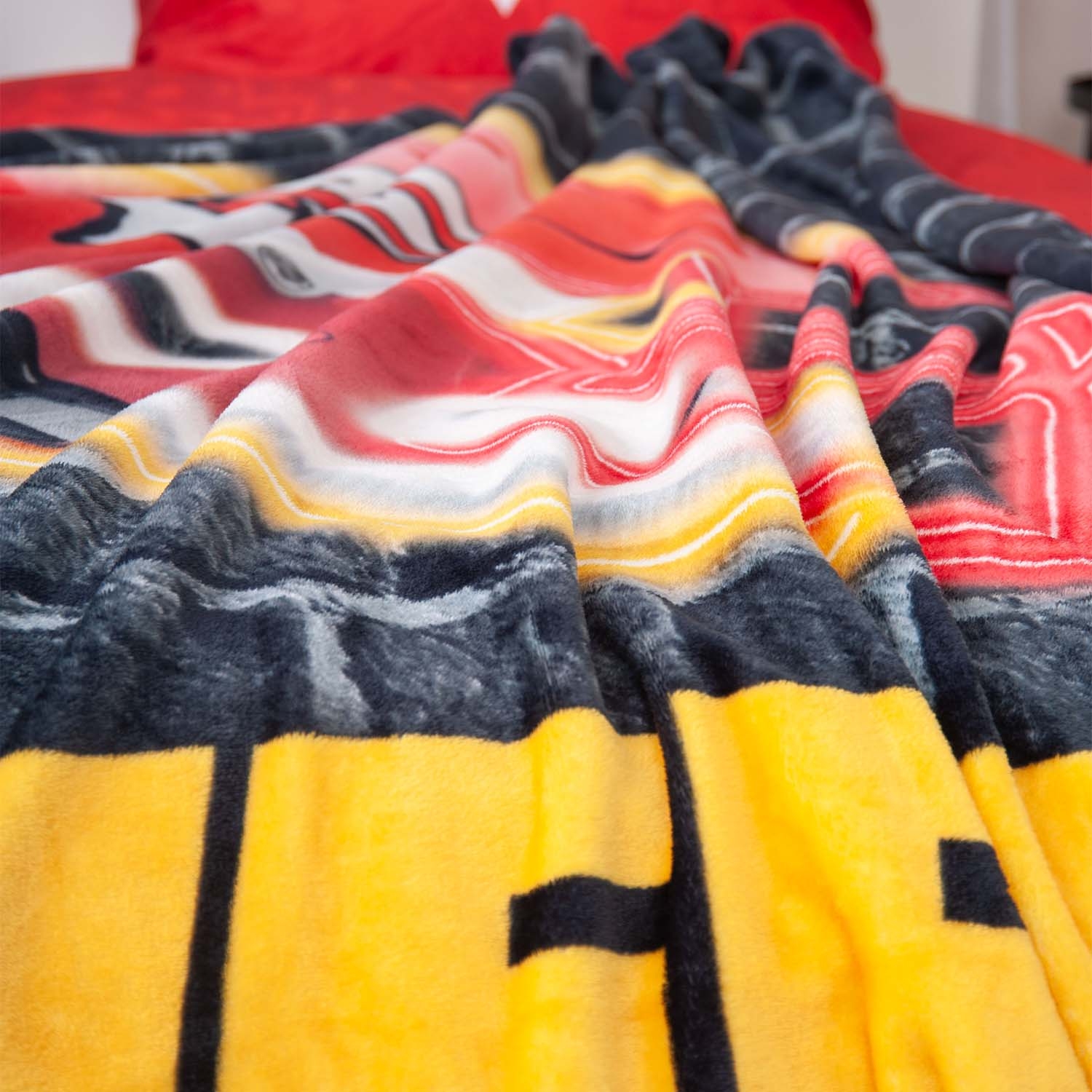 Kansas City Chiefs Wellsoft Throw Blanket Black