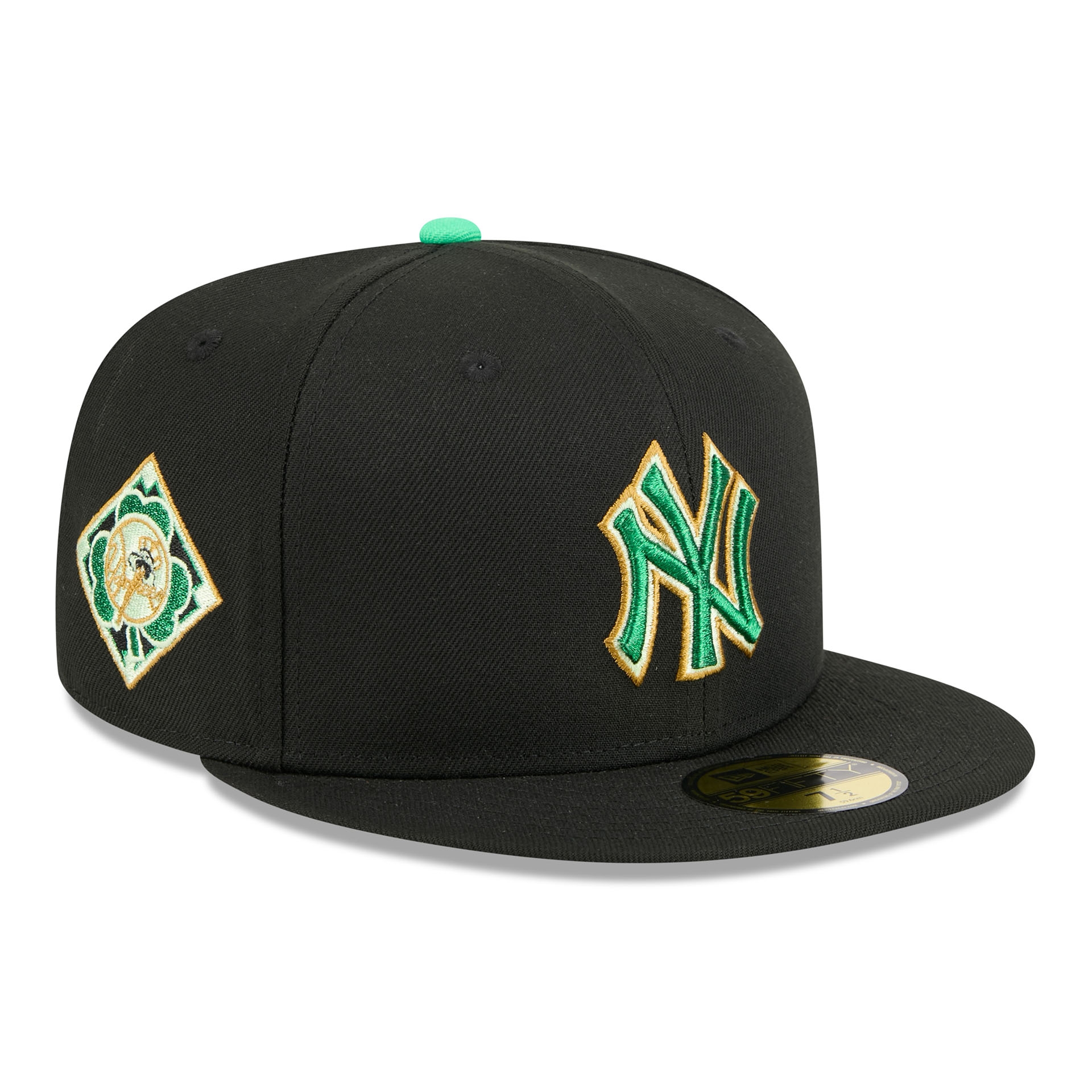 New York Yankees 2026 St. Patrick's Day MLB Authentic 59FIFTY Cap Black