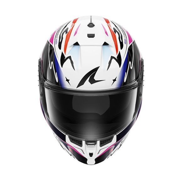 Shark SKWAL CUP SPEED-FANCY Full Face Helmet - White / OrangeRef: Sh1866-C55473