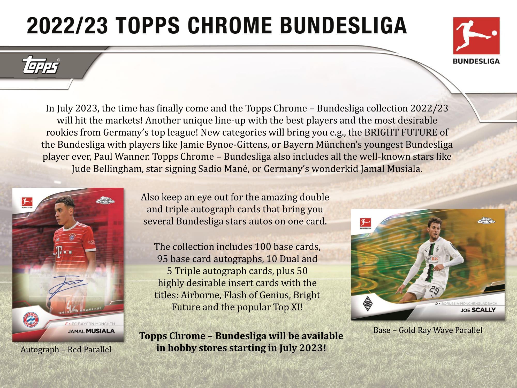 2022/23 Topps Chrome Bundesliga Soccer Hobby Box