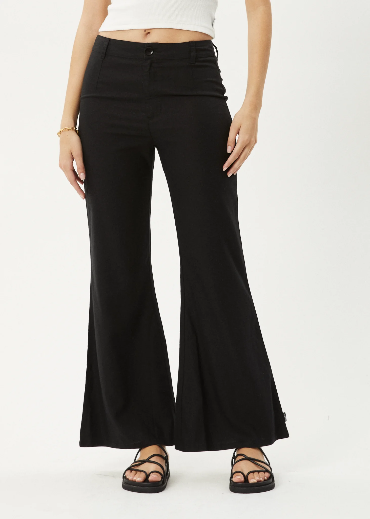 AFENDS Womens Birkin - Flares - Black