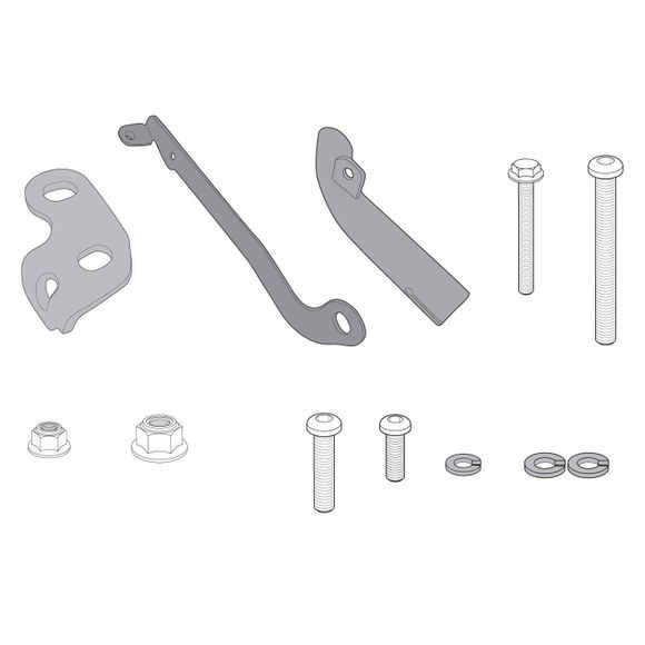 Support valises Givi Kit spécifiqueHONDA 500 CB 500 X ABS (PC59) - 2017 - 2018Ref : PL1121KIT