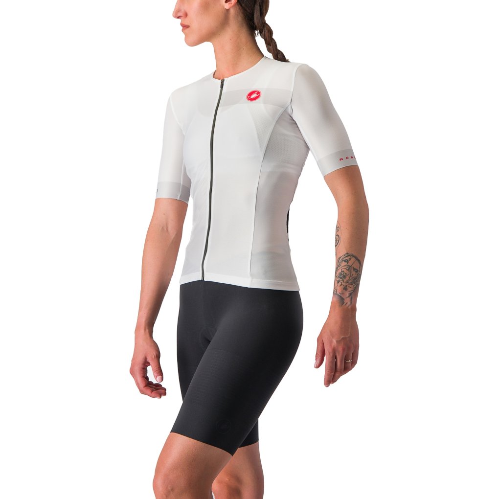 Castelli Free Speed 2 Race Top Women - white/black 001