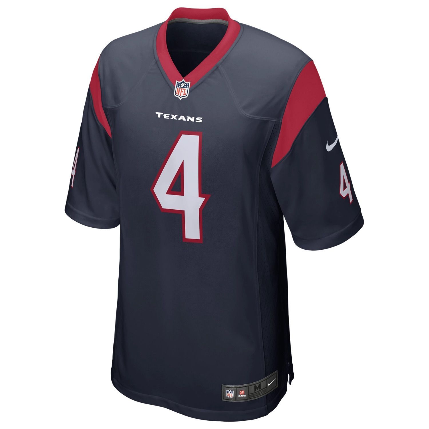 Deshaun Watson #4 Houston Texans Nike Game NFL Jersey Navy