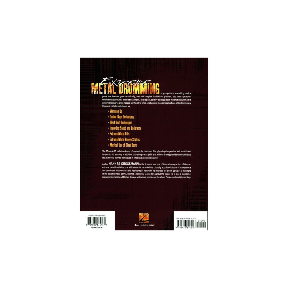 Hal Leonard Extreme Metal Drumming – Thomann Ireland