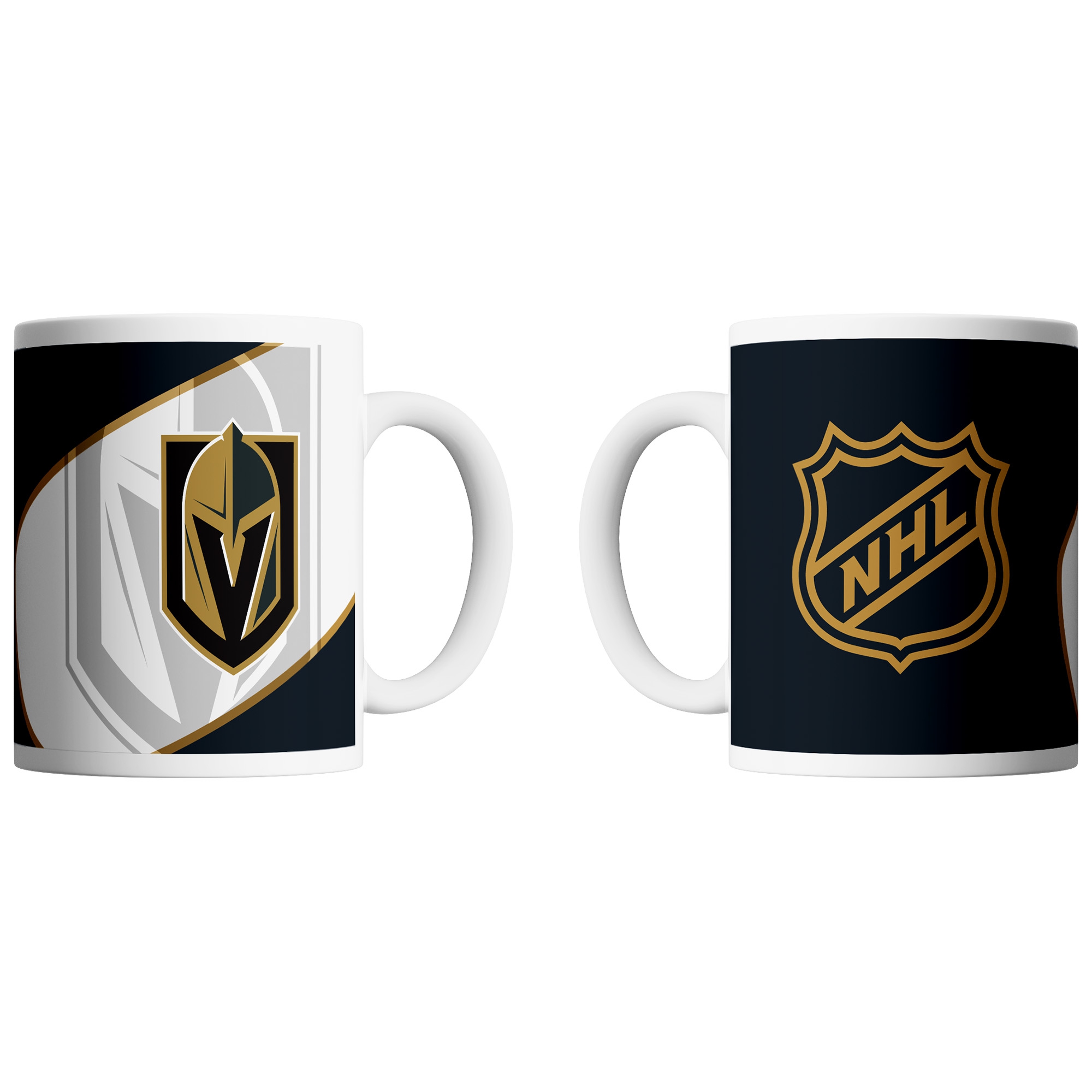 Vegas Golden Knights Shadow Logo & Shield NHL Mug (330 ml)