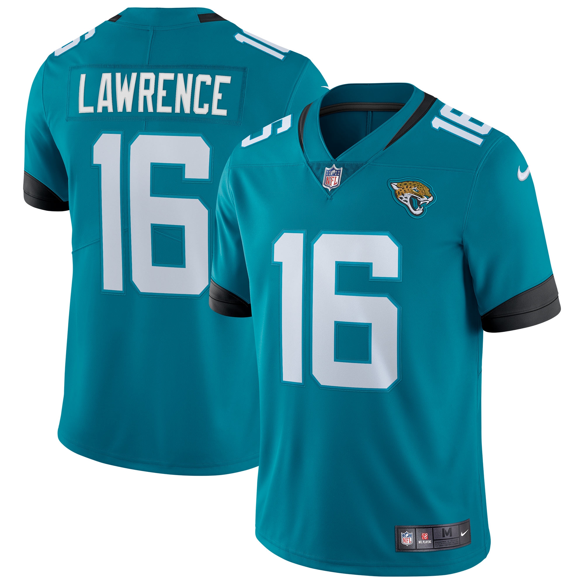 Trevor Lawrence #16 Jacksonville Jaguars Nike Vapor Limited NFL Jersey Alternate Teal