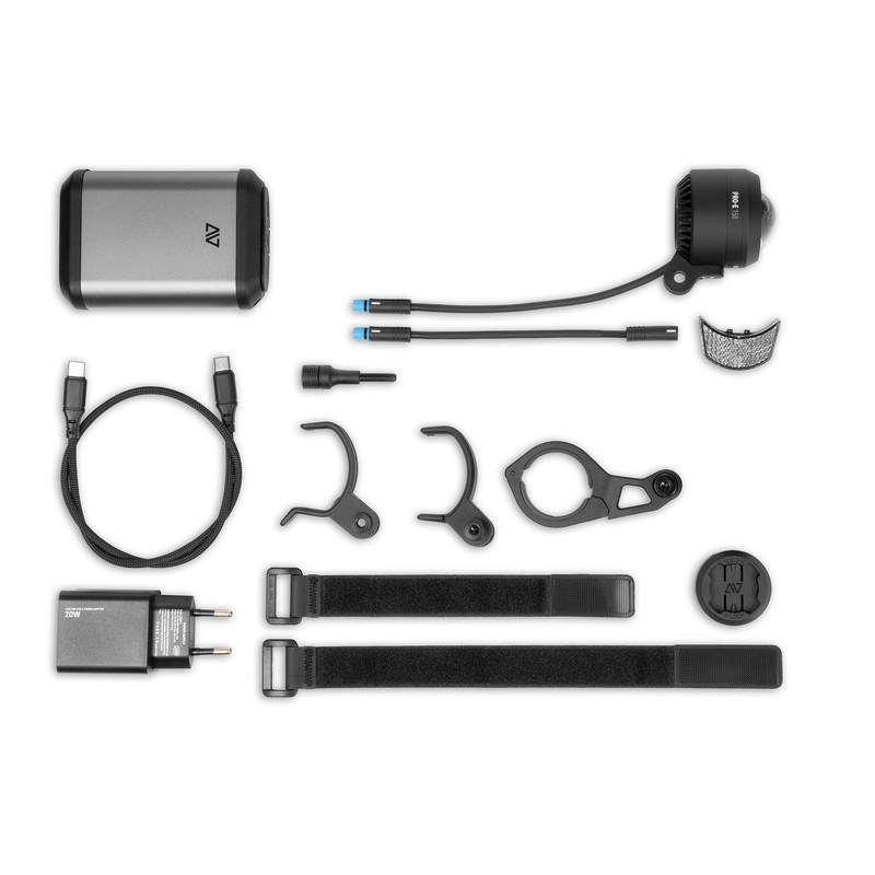 ACID Pro-E 150 PowerBank Front Light - black´n´space grey