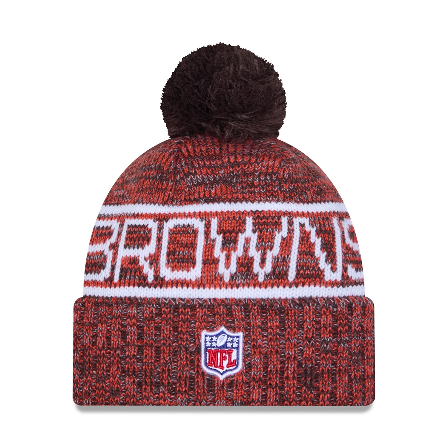 Cleveland Browns Throwback 2025 NFL Sideline Sport Knit Hat