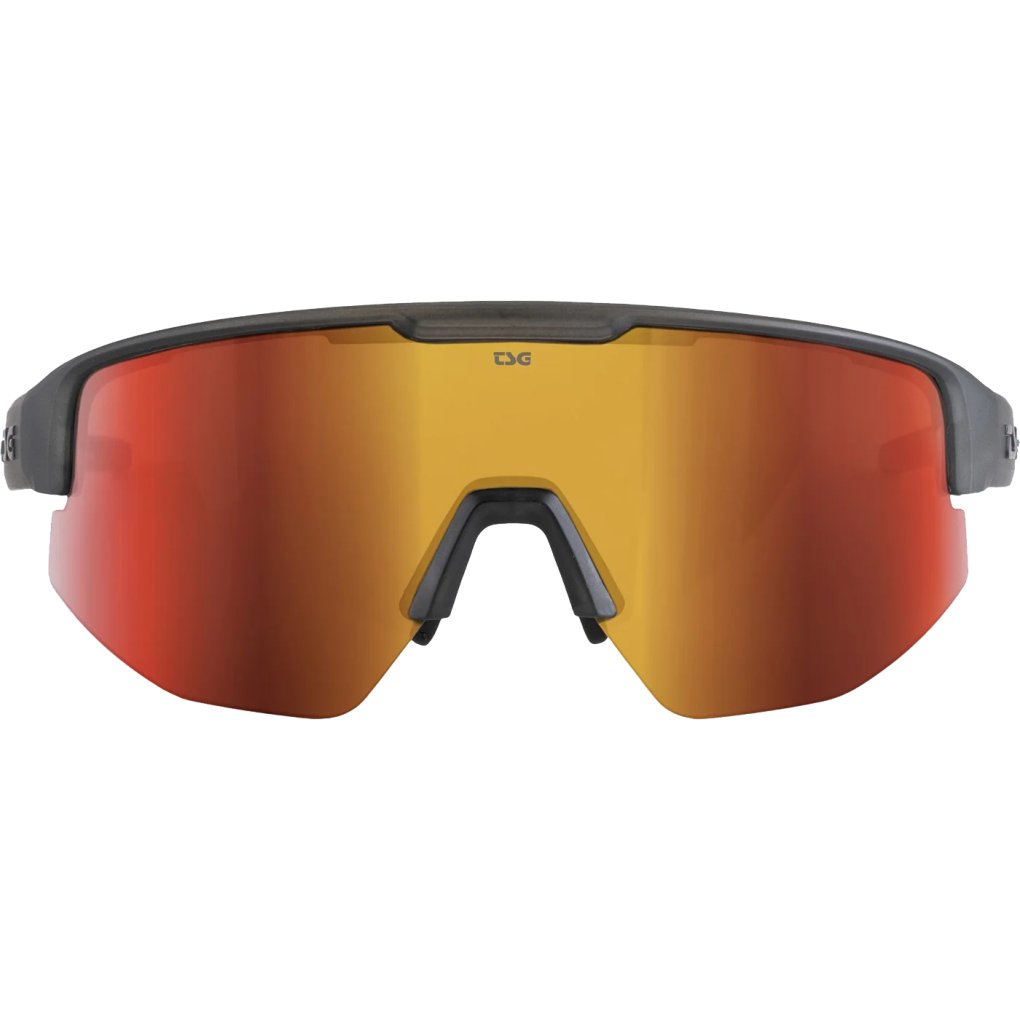 TSG Loam Sunglasses - smoke grey clear - red chrome | clear