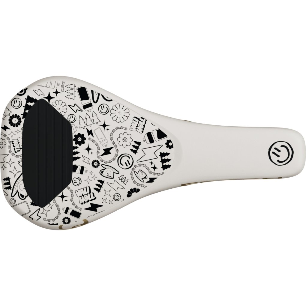Ergon SM Downhill Comp Vali Höll Edition Saddle - white / gold