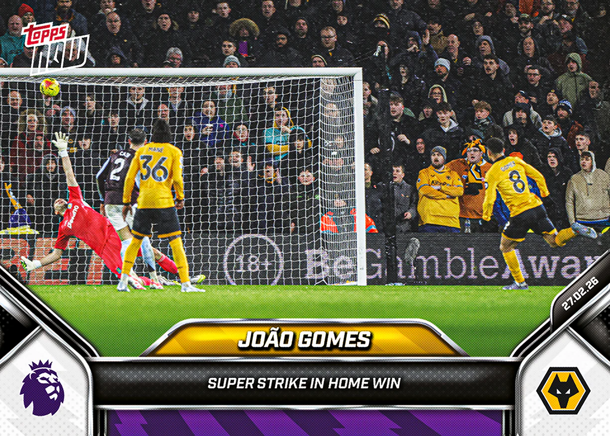 João Gomes - 2025-26 Premier League Topps NOW® - Card 145 - PR: 246