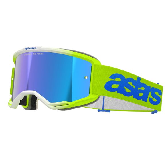 Alpinestars VISION 5 BLAZE IRIDIUM 2025 cross goggles - Blue / YellowRef: ap3741 / 5102125-5007-os