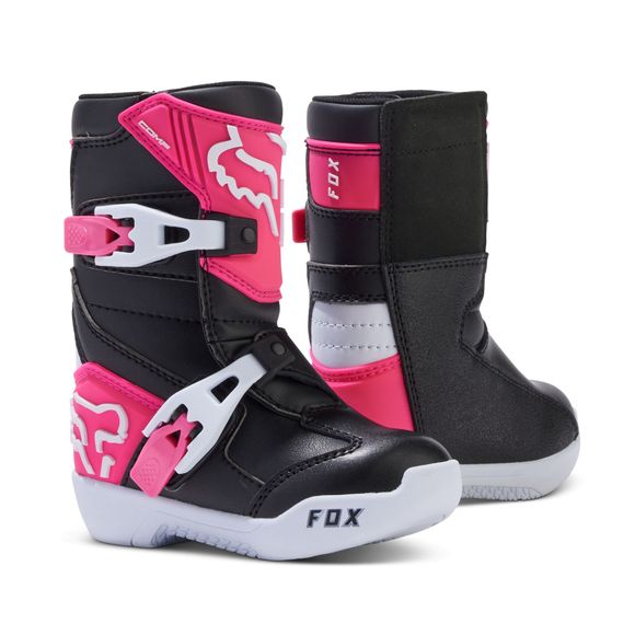 Fox KIDS COMP cross Boots - Black / PinkRef: FX4156