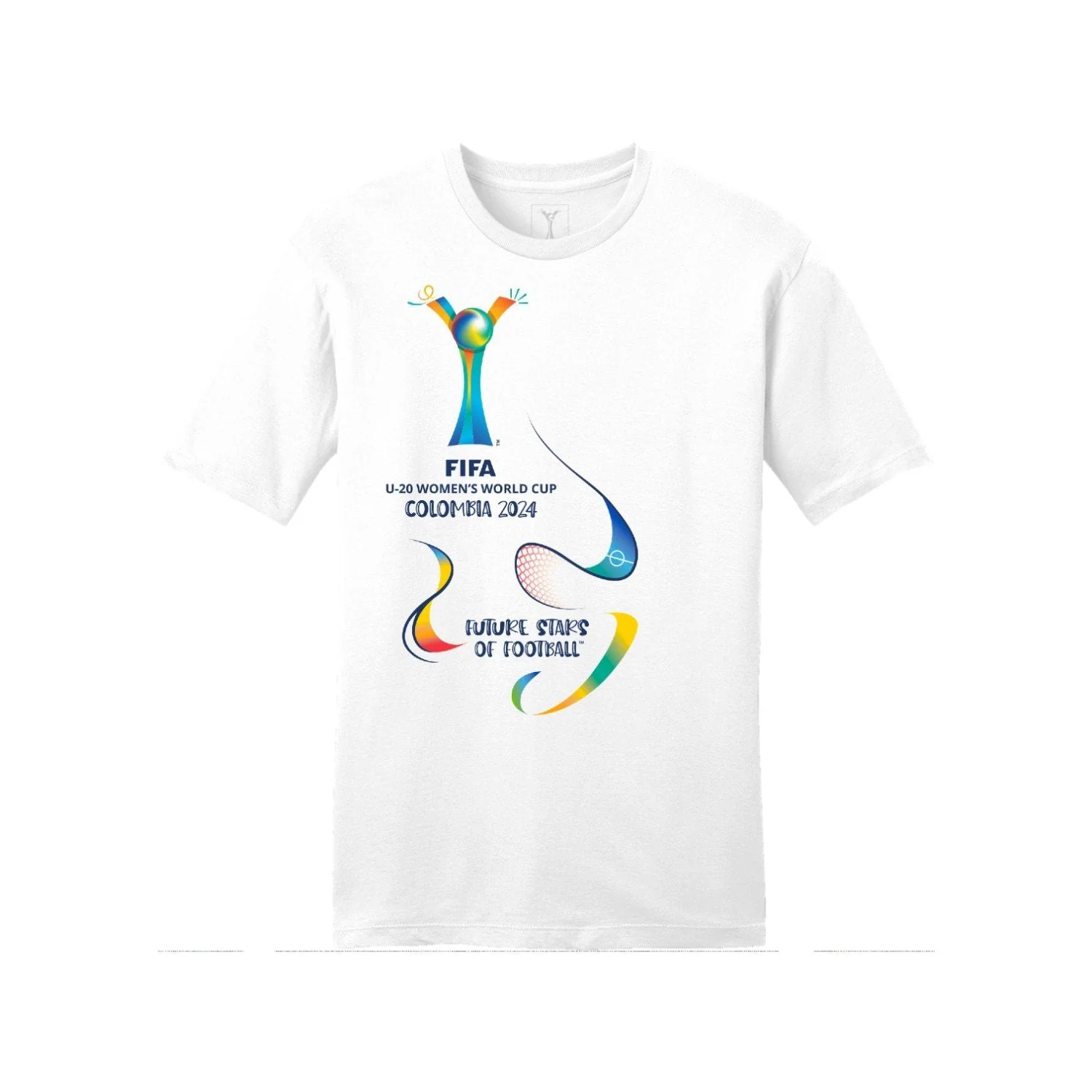 World football competition U-20 Women's World Cup Colombia 2024™ White Graphic Flow T-Shirt - Unisex
