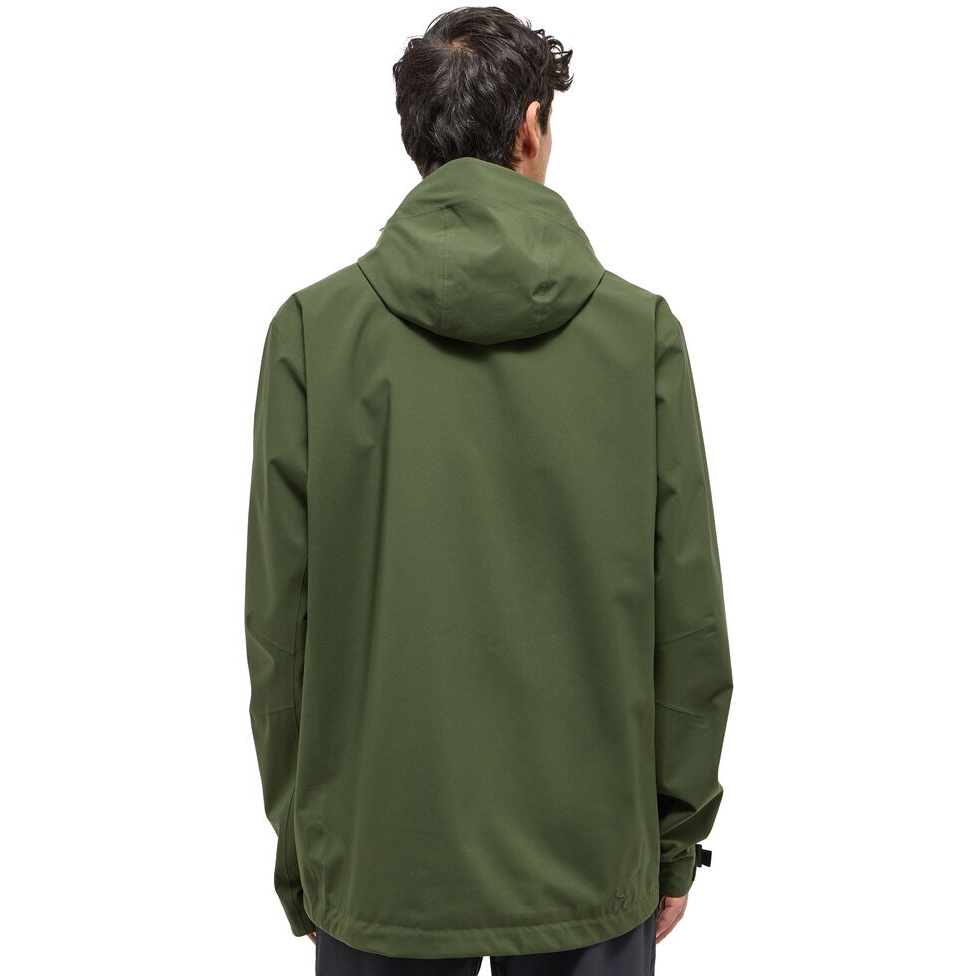 Haglöfs Breeze Proof Rain Jacket Men - seaweed green 4Q9