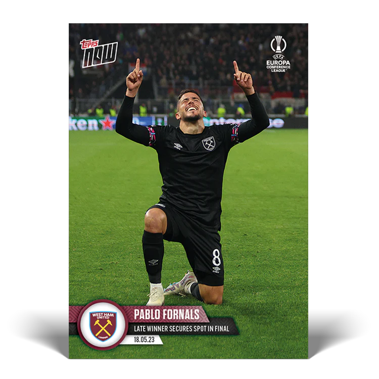 Topps UK - Late winner secures spot in final - EL TOPPS NOW® Card #49