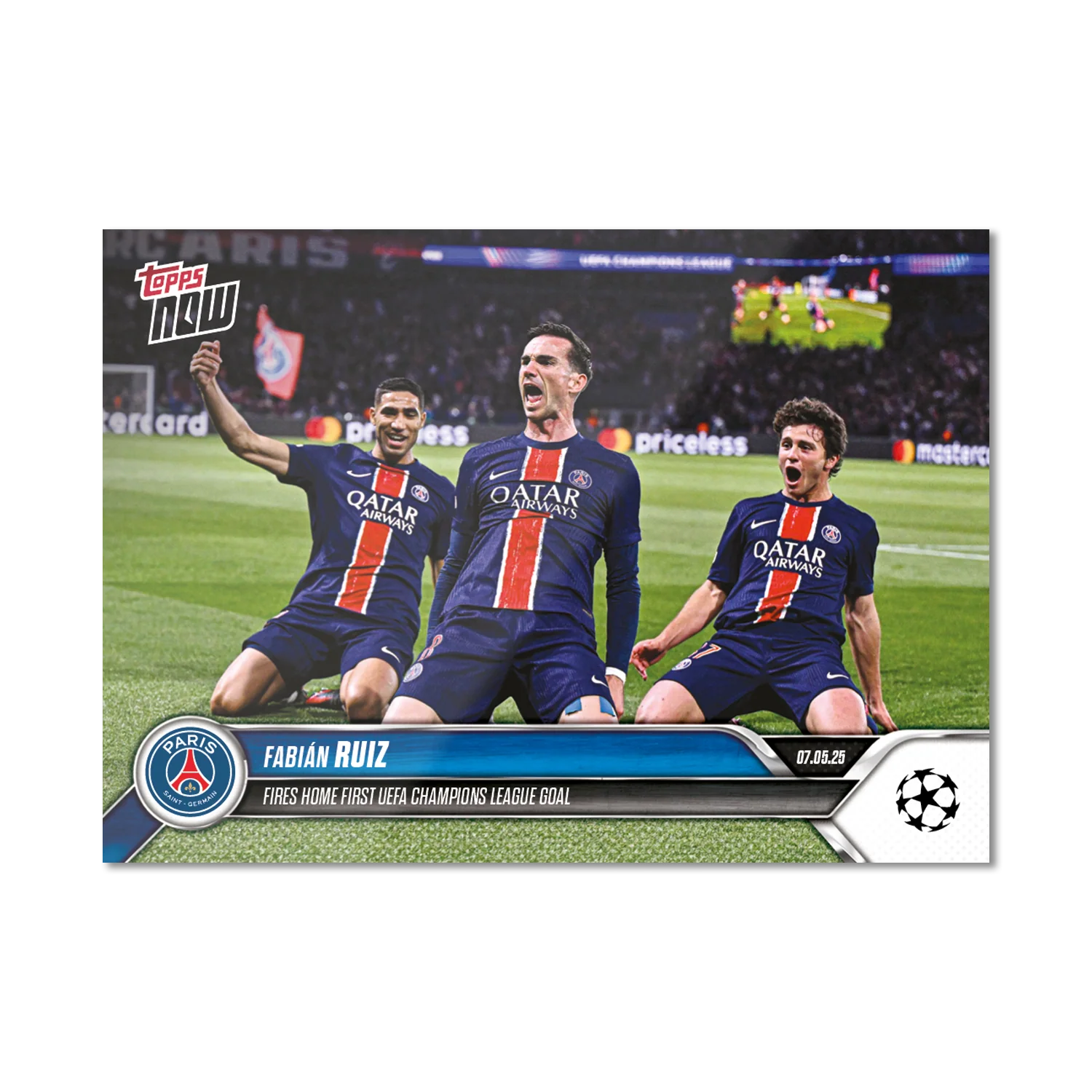 Fabián Ruiz - 2024-25 UCL Topps NOW® - Card 155