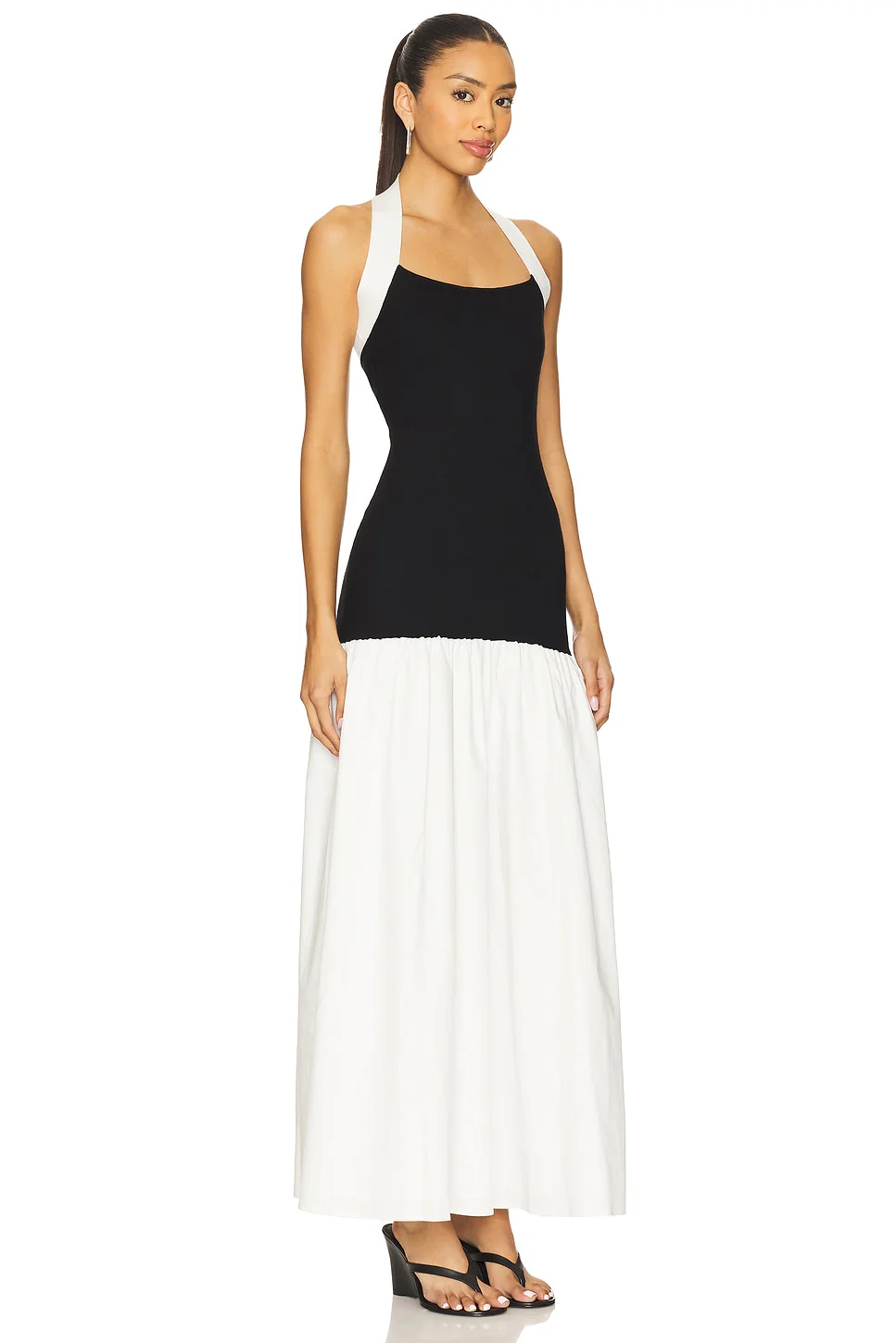 Kohl Mix-media Maxi Dress