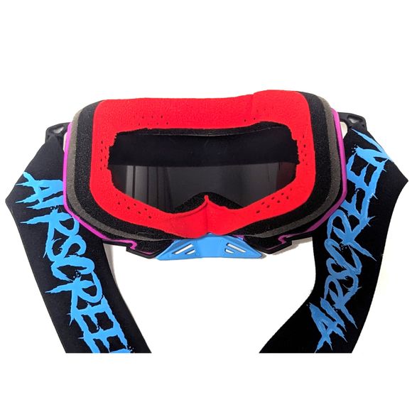Cross Airscreen Aero 01 mx MX Iridium Blue 2025 - Black / Rose screenRef: Asm0091 / 001-018-Ir1