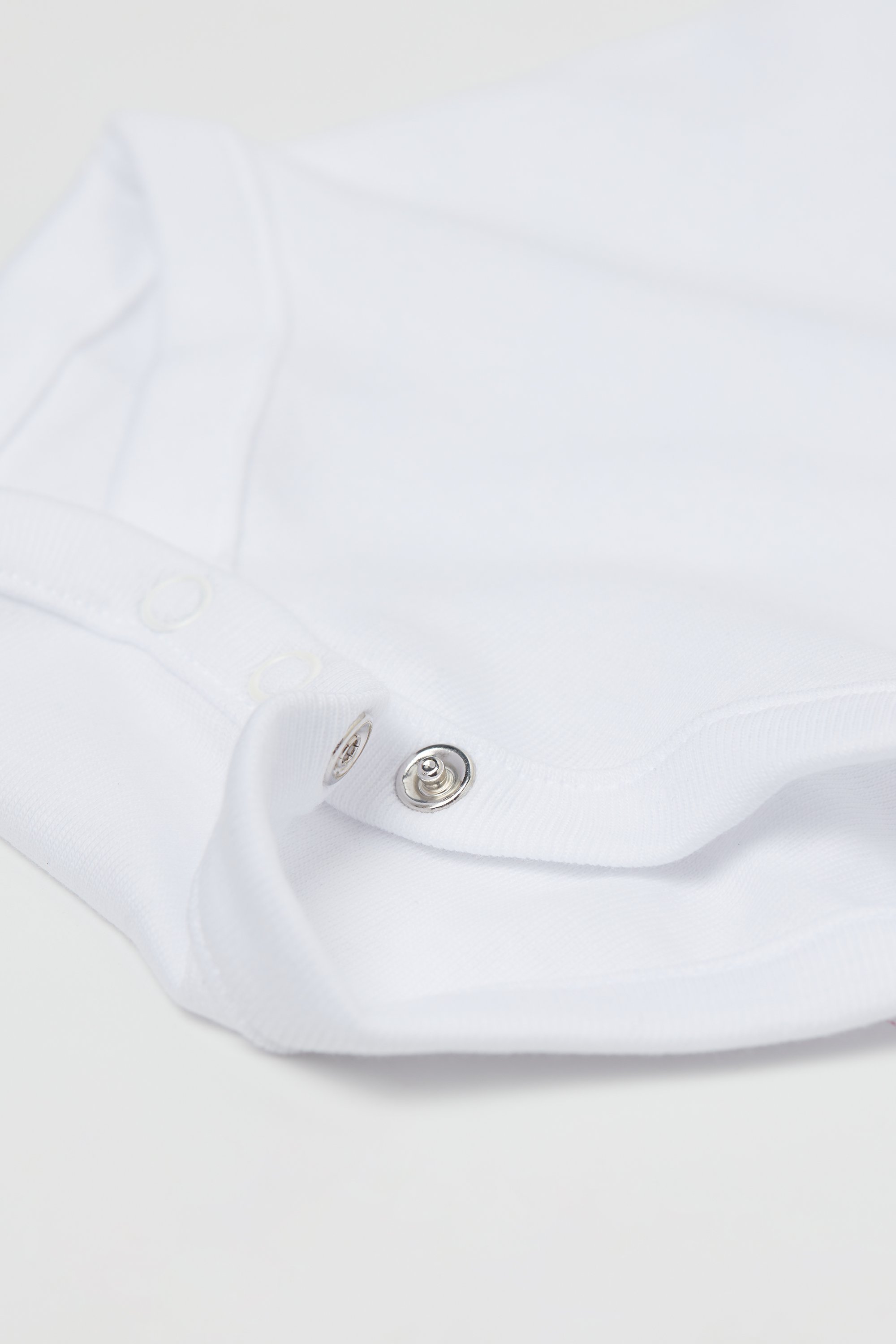 Baby Plain Pure Cotton Bodysuit with Wide Shoulder Straps