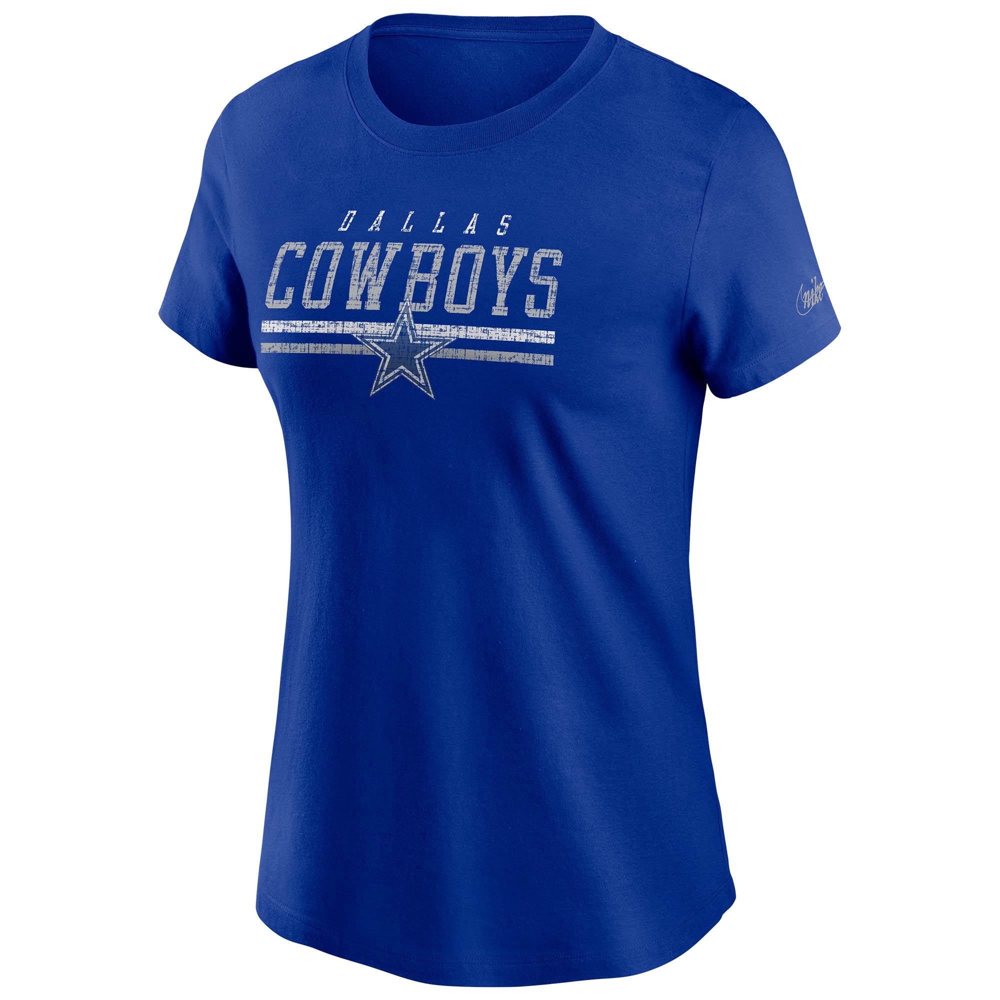 Dallas Cowboys Historic Distressed Nike NFL T-Shirt (WOMEN'S)