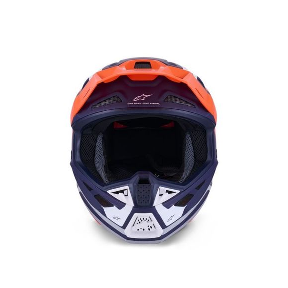 Casque cross Alpinestars S-M7 CORE 2026 - Bleu / OrangeRef : AP4051