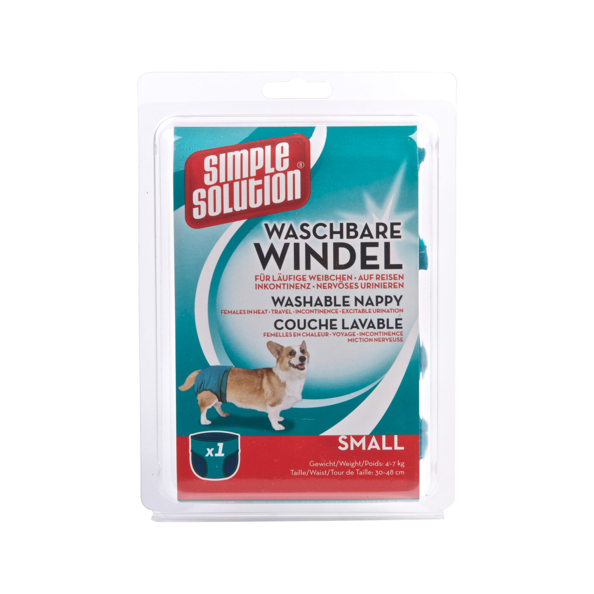 Simple Solution - Dog Diaper Washable - XS / 25-35cm
