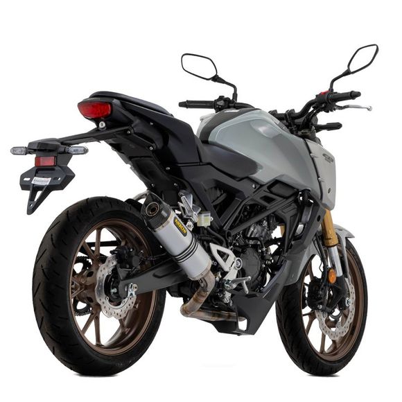 Ligne Complète Arrow Alu thunder embout carbone - GrisHONDA 125 CB 125 R NEO SPORT CAFE ABS - 2021 - 2024Ref : AW0149 / 51519AKW