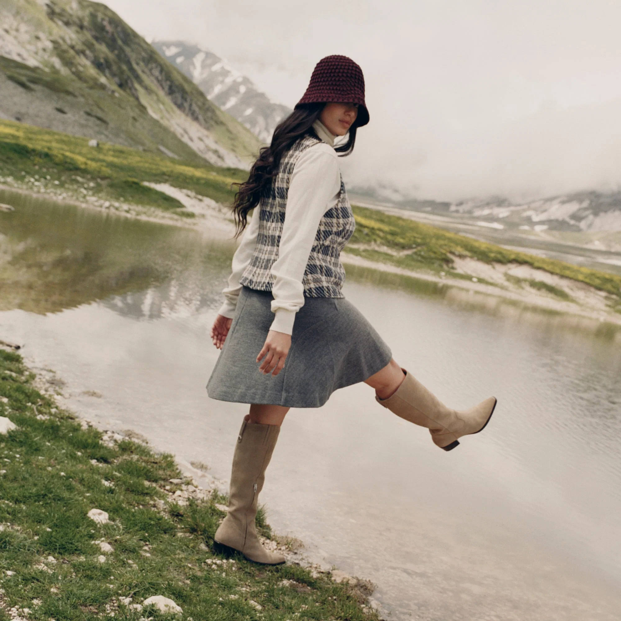 VIRONA H2O BOOTS DK TAUPE SUEDE