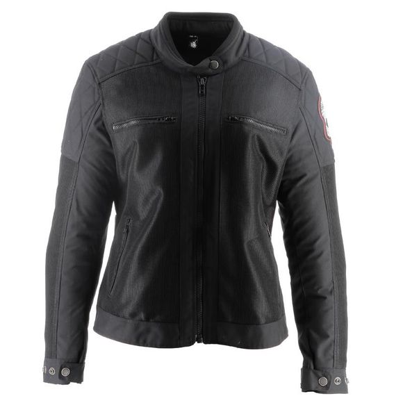 Helstons WIDOW AIR Motorcycle Jacket - BlackRef: HS1073