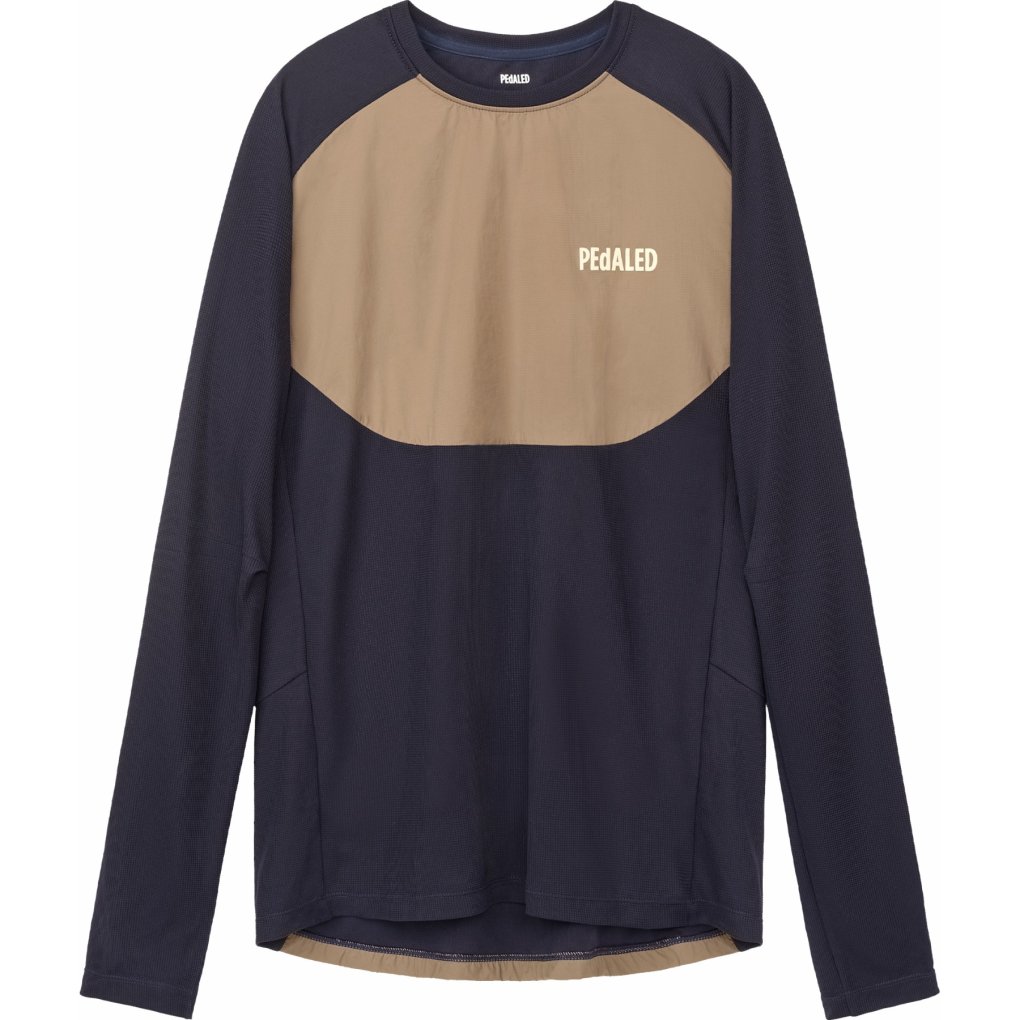 PEdALED Yama Trail Power Dry® Longsleeve Tee Men - Dark Navy