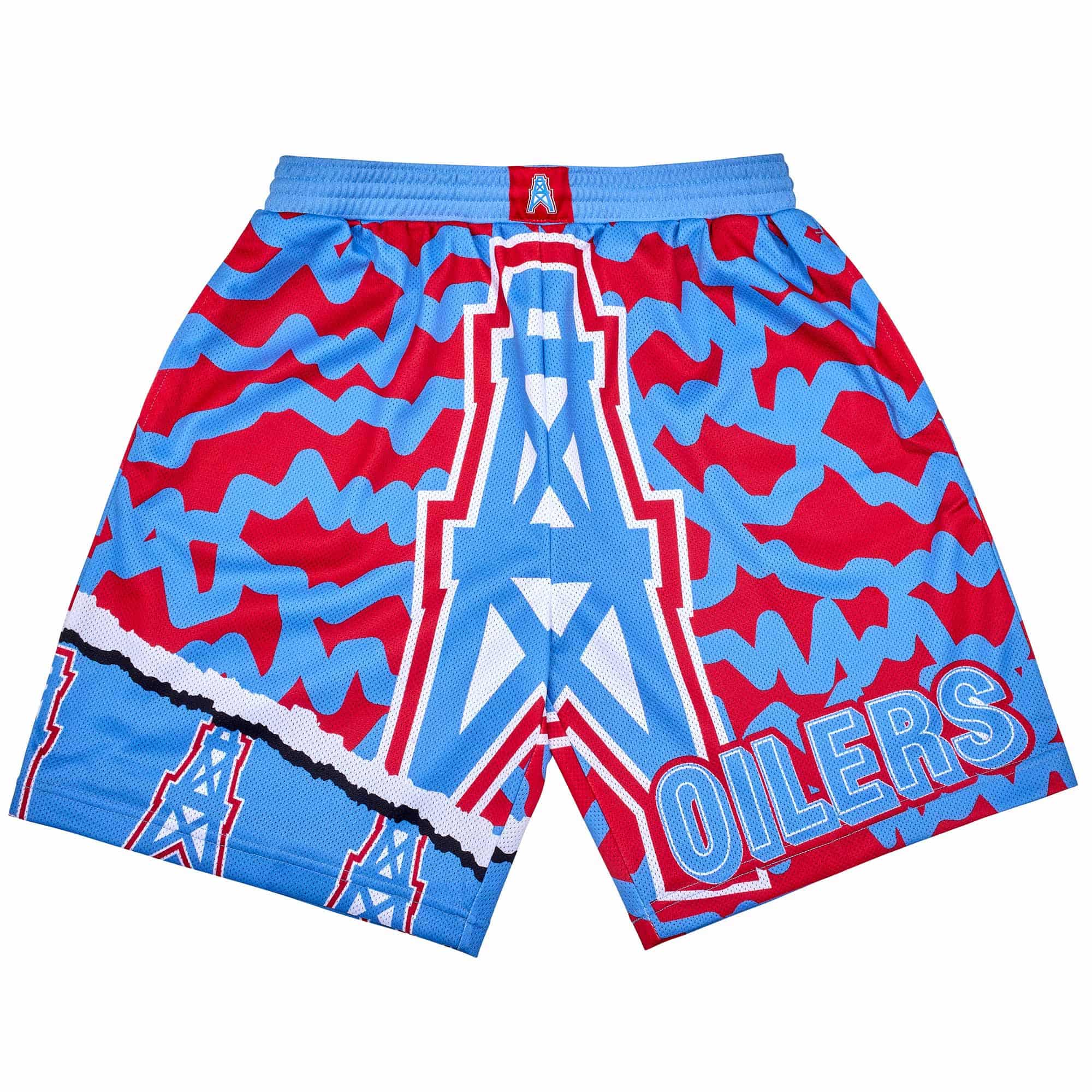 Houston Oilers Mitchell & Ness Jumbotron 2.0 NFL Shorts