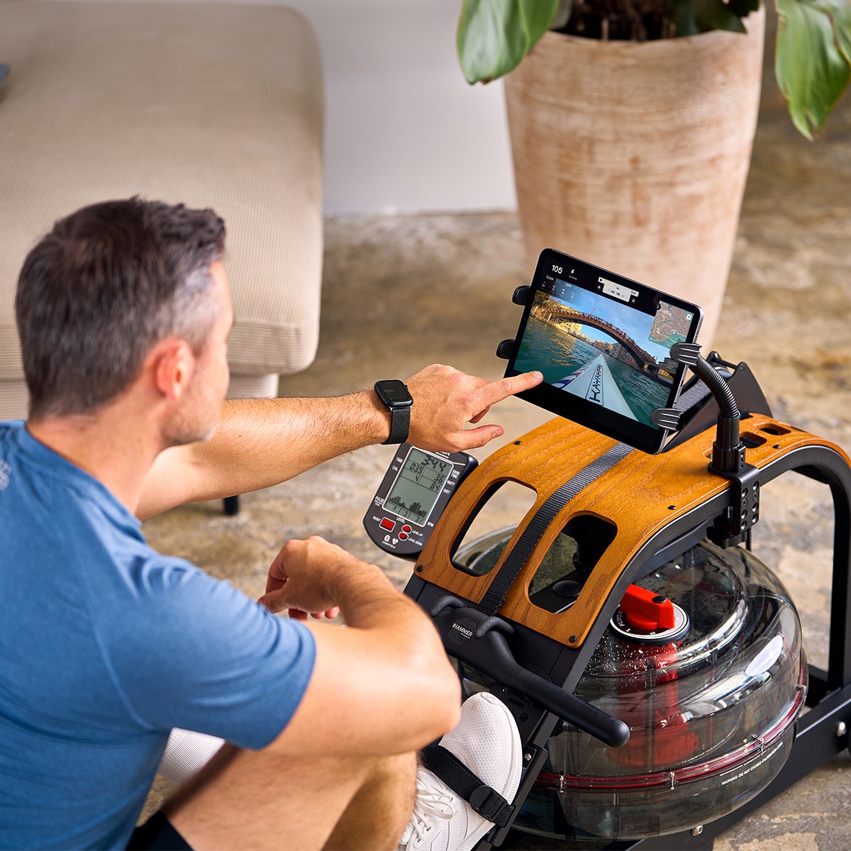 Water Rowing Machine Aquon Water Flow PRO