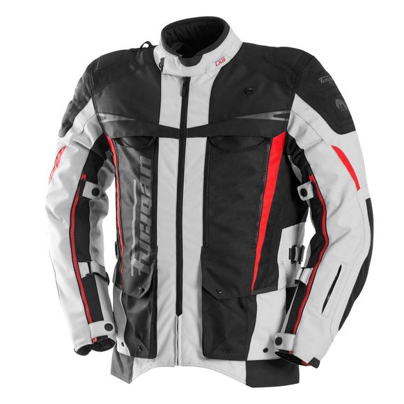 Furygan Mountroc 3En1 Motorcycle Jacket+ X Kevlar® - Black / RedRef: FU1389