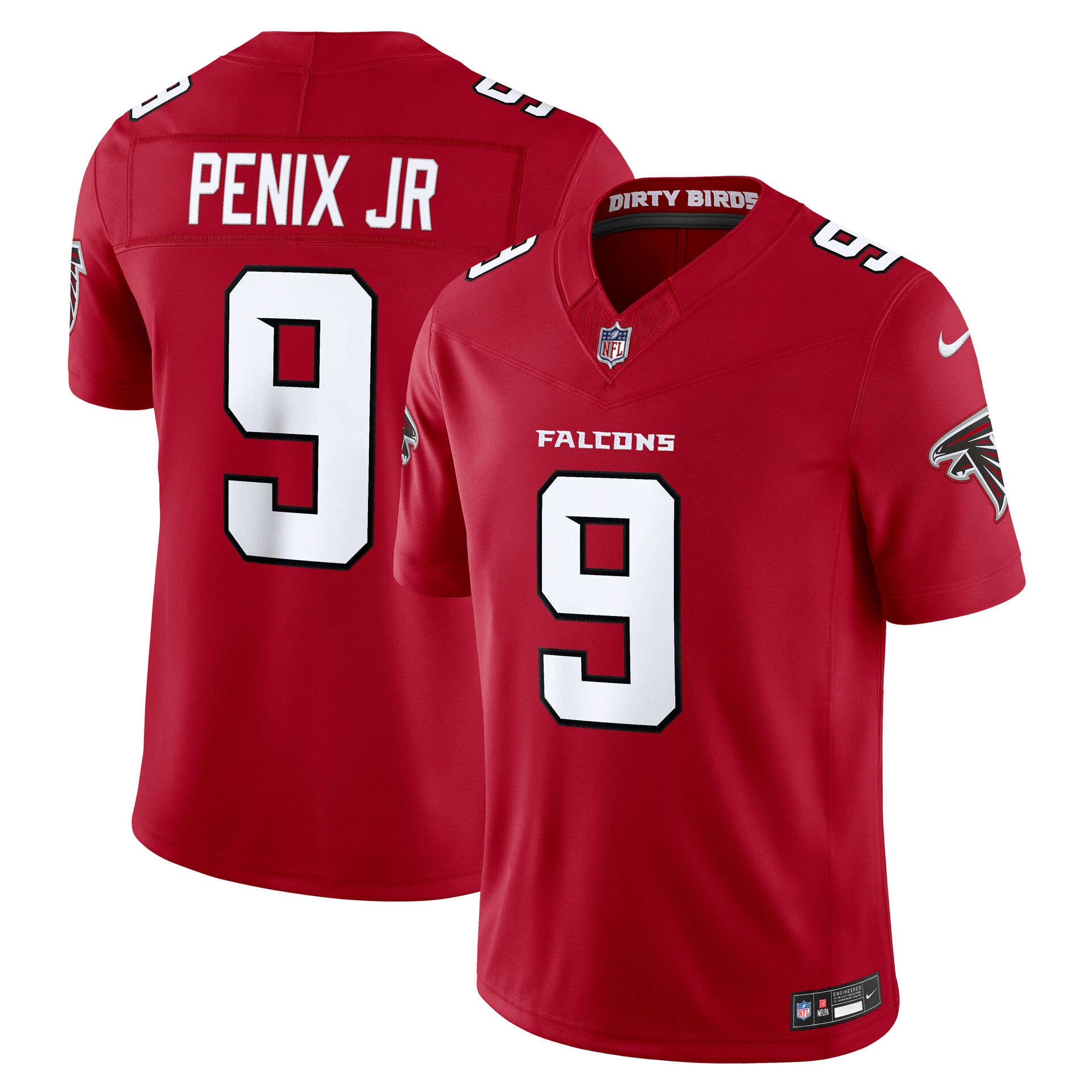 Michael Penix Jr. #9 Atlanta Falcons 2026 Stitched Limited NFL Jersey Red