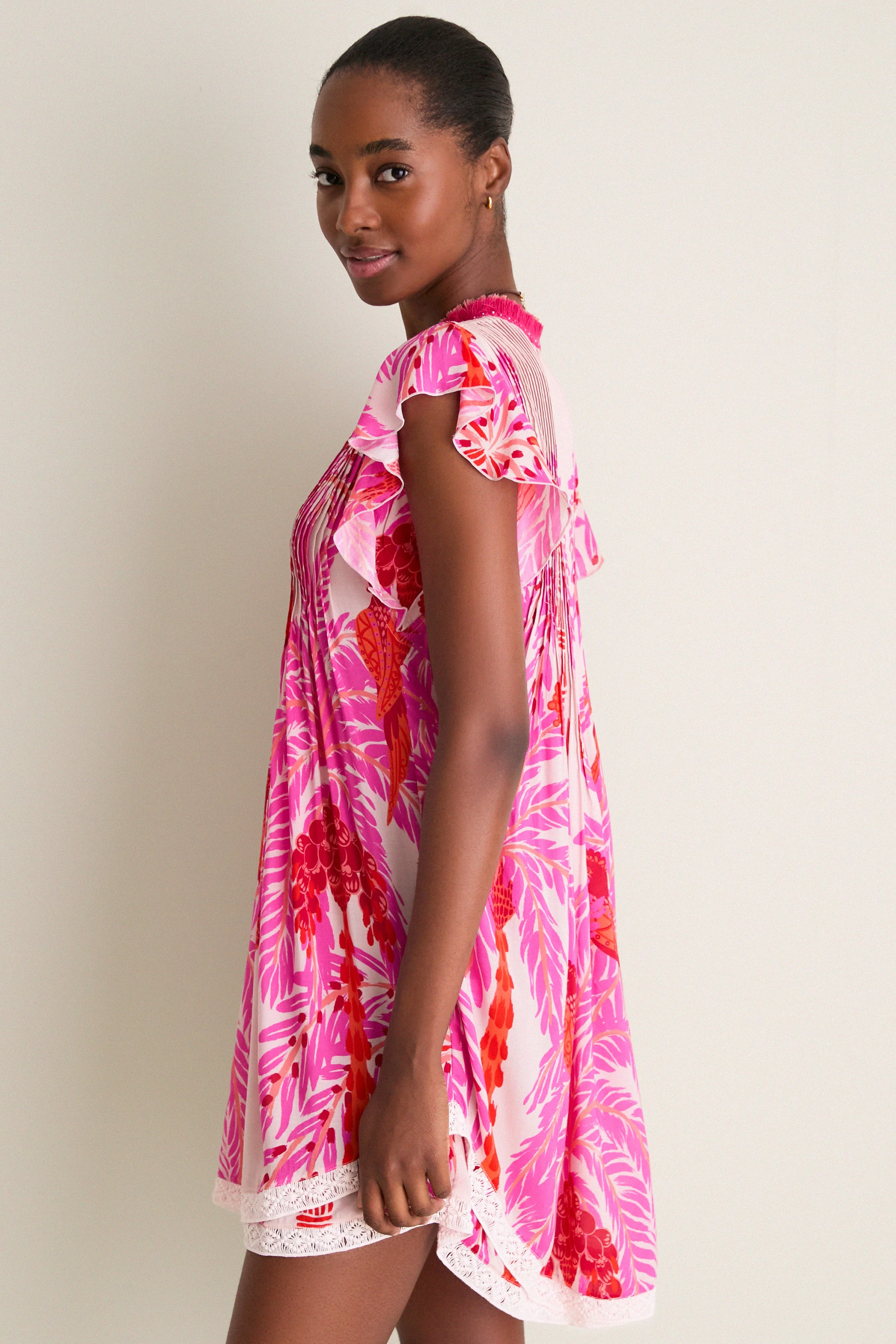 Pink Holy Snake Mini Sasha Dress