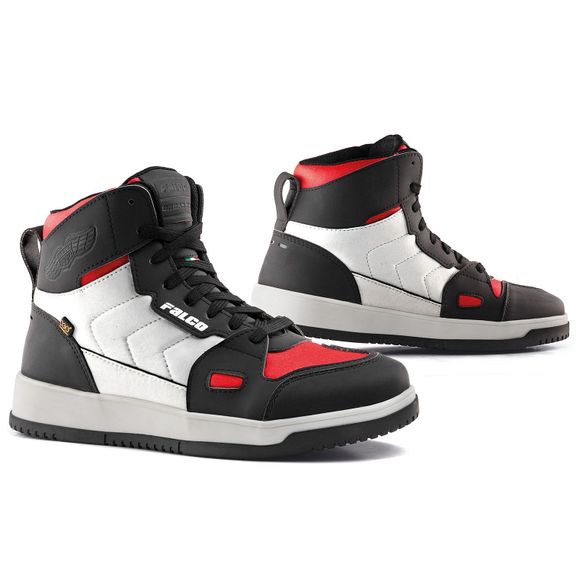 Baskets Moto Falco HARLEM LADY - Noir / RougeRef : FAL0167